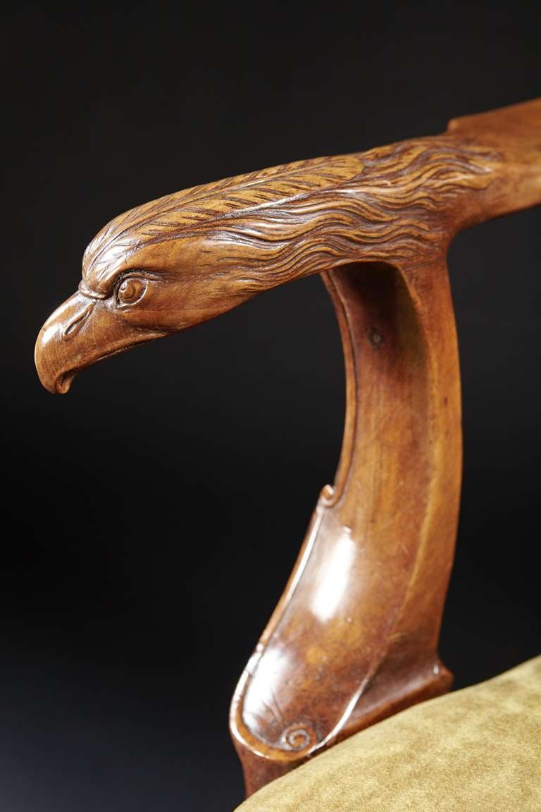 18th Century and Earlier A Very Fine Early Georgian Carved Walnut Settee Circa 1735