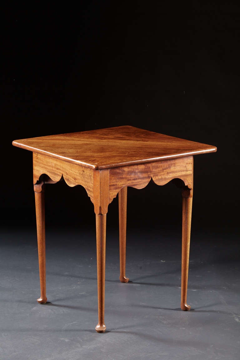 A Mahogany Corner Drop Leaf Table