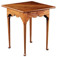 A Mahogany Corner Drop Leaf Table