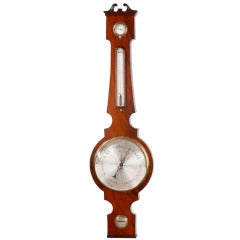 19th Century Regency Banjo Barometer 1