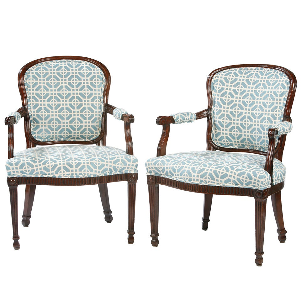 Pair of George III Armchairs