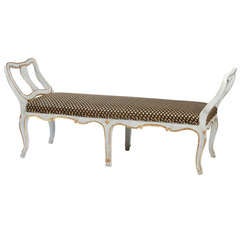 Italian 18th Century Painted Window Seat