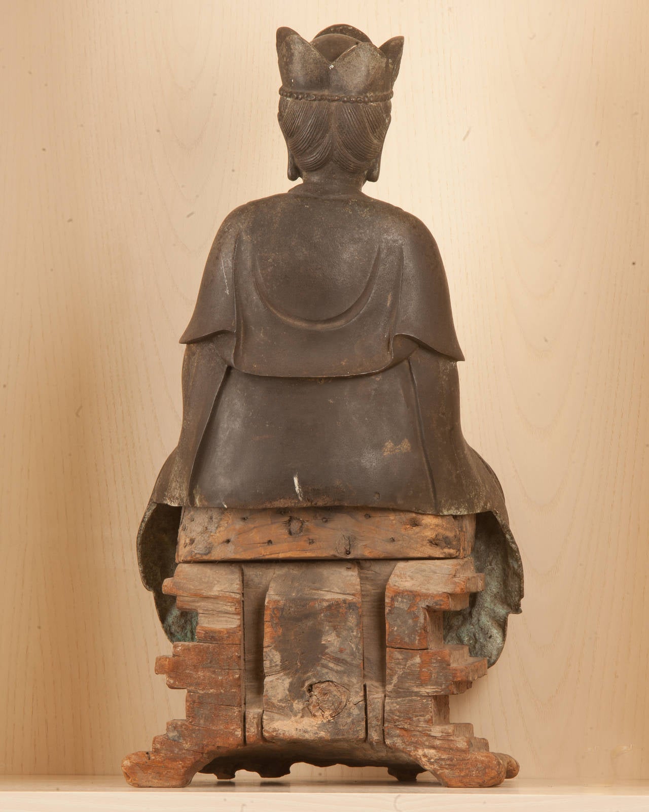 Chinese Ming Bronze Bodhisattva Sculpture 