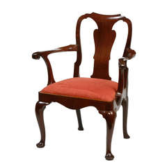 English George II mahogany armchair 9