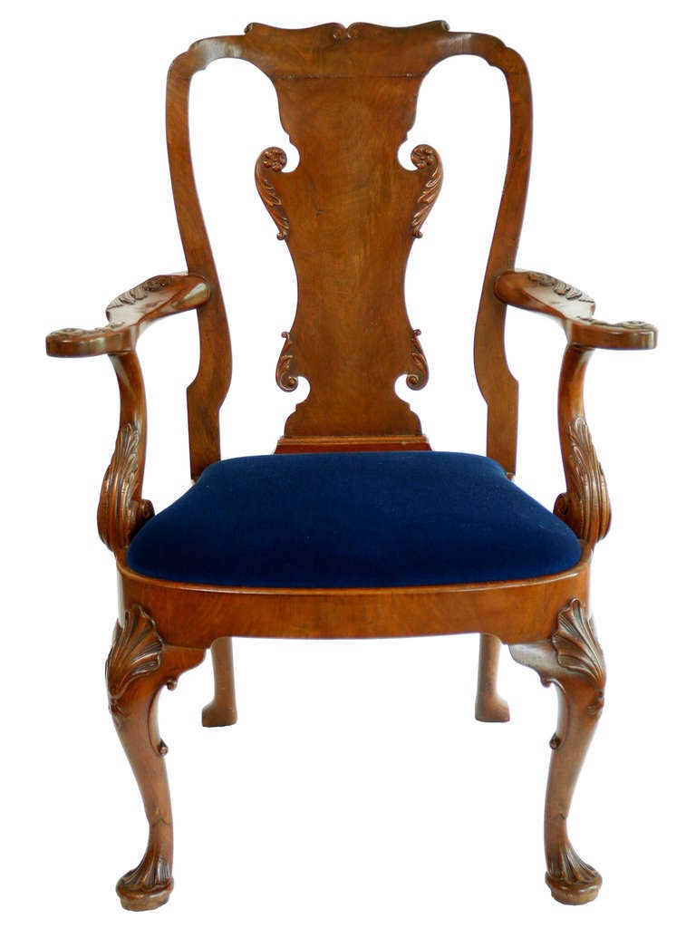Set of 10 AngloIrish Mahogany II style Dining Chairs at 1stDibs