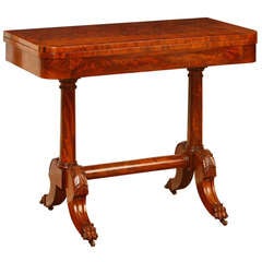 Antique American Federal Card Table