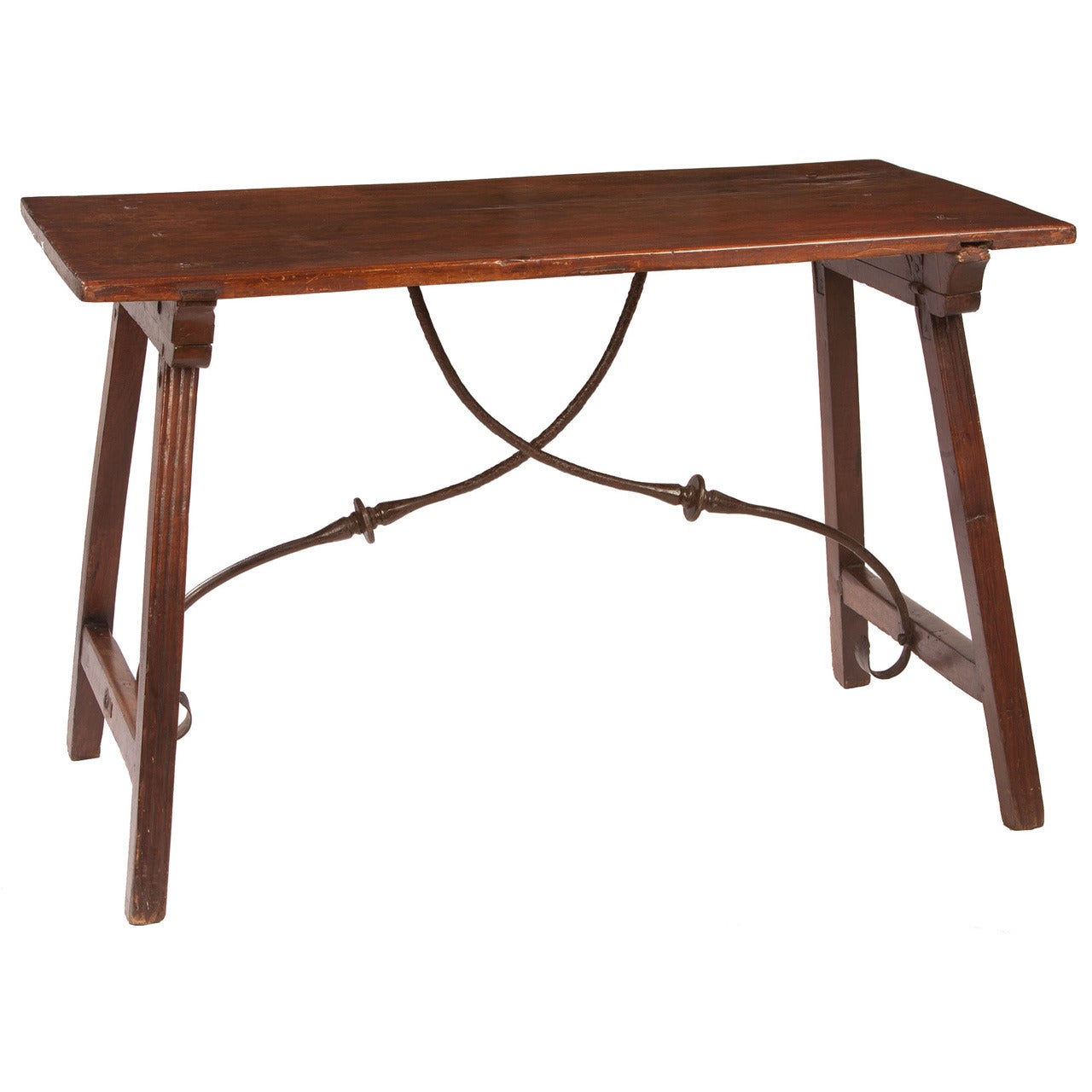 Spanish Renaissance Walnut Table For Sale