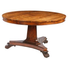 English Regency Center Table