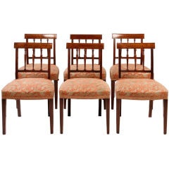 Set of six George III Sidechairs