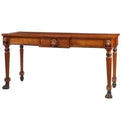 Regency Large  Mahogany Console Table