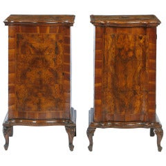 Antique Two Similar Italian  Commodini