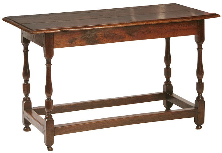 English Oak William and Mary Tavern Table