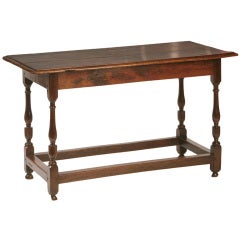 English Oak William and Mary Tavern Table