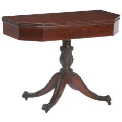 New York Classical Card Table 6