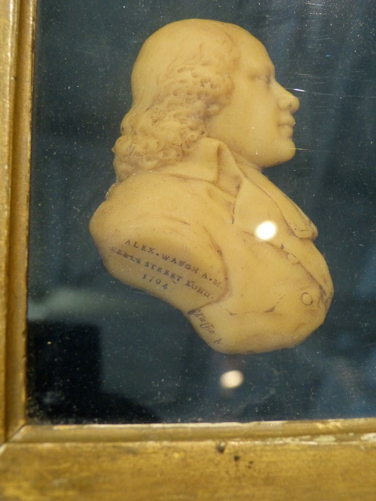 Rococo Wax Portrait of Alexandre Waugh