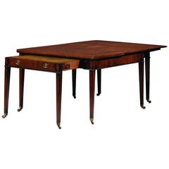 Sheraton Design Neoclassic Metamorphic Table or Desk, circa 1790