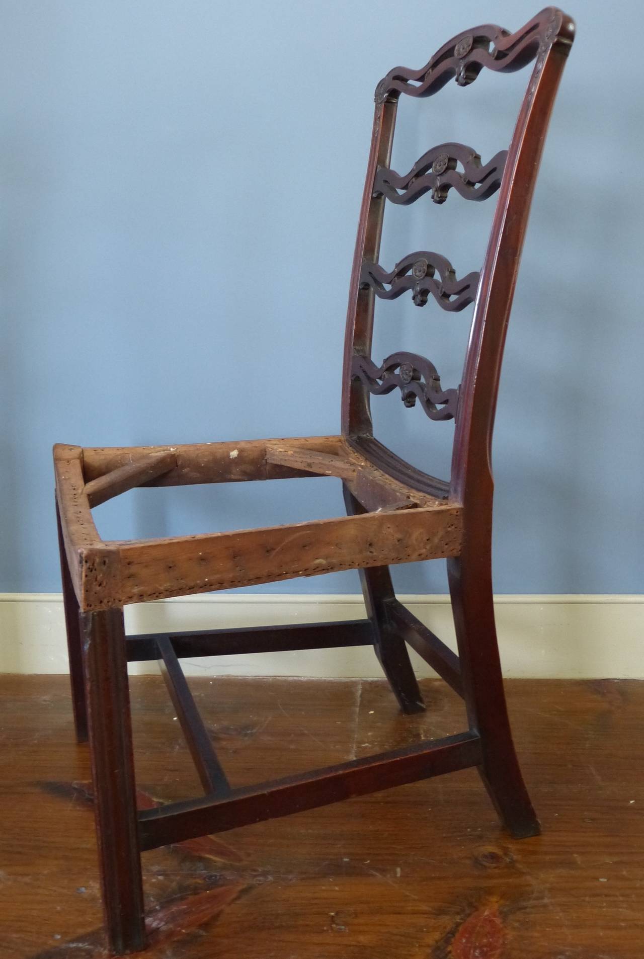 Neoclassical George III Mahogany Chairs For Sale