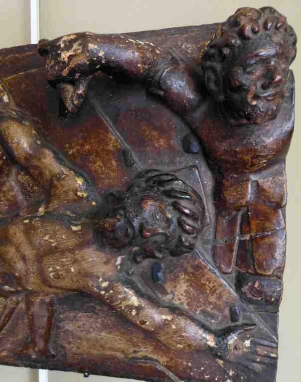 Medieval Spanish Carving of One of the Stations of the Cross For Sale