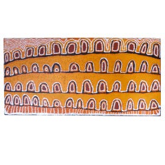 Australian Aboriginal Painting- By ALICE NAMPITJINPA (born 1945)
