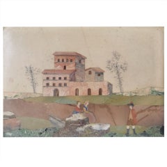 Italian Pietra Dura 18th century plaque