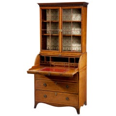 English George III Secretary Bookcase