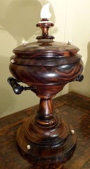 Antique Unusual English Calamander standing cup
