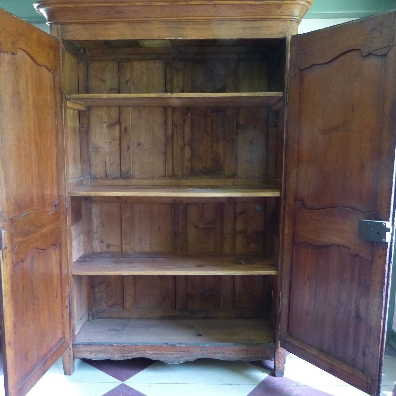 Neoclassical French Armoire, 18th Century For Sale