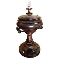 A Rare Calamander Wood Standing Cup