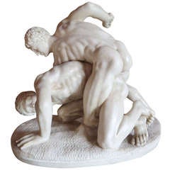 The Wrestlers Grand Tour Carrara Marble