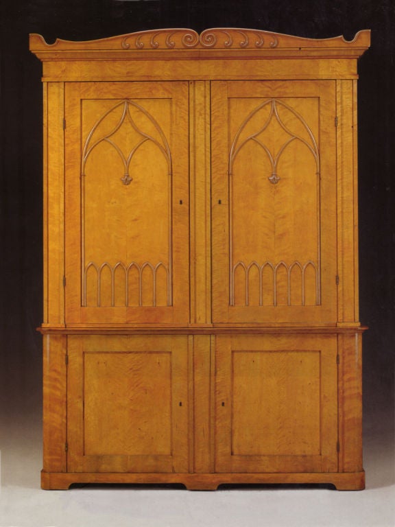 Pair of Monumental Bookcases/Cabinets In Good Condition For Sale In Troy, NY