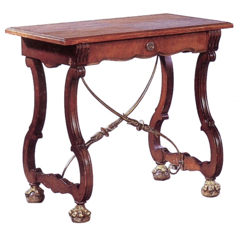 19th century Portuguese mahogany Table or Desk