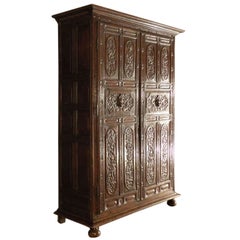 French early 17th century Renaissance Armoire / Cabinet