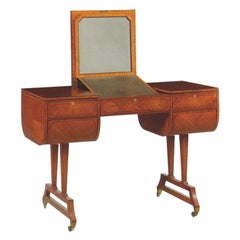 English Edwardian Dressing or Writing Table by Waring & Gillow