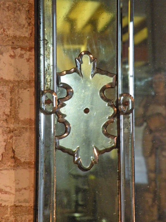 Italian neoclassical early 19th century beveled Glass Mirror 3