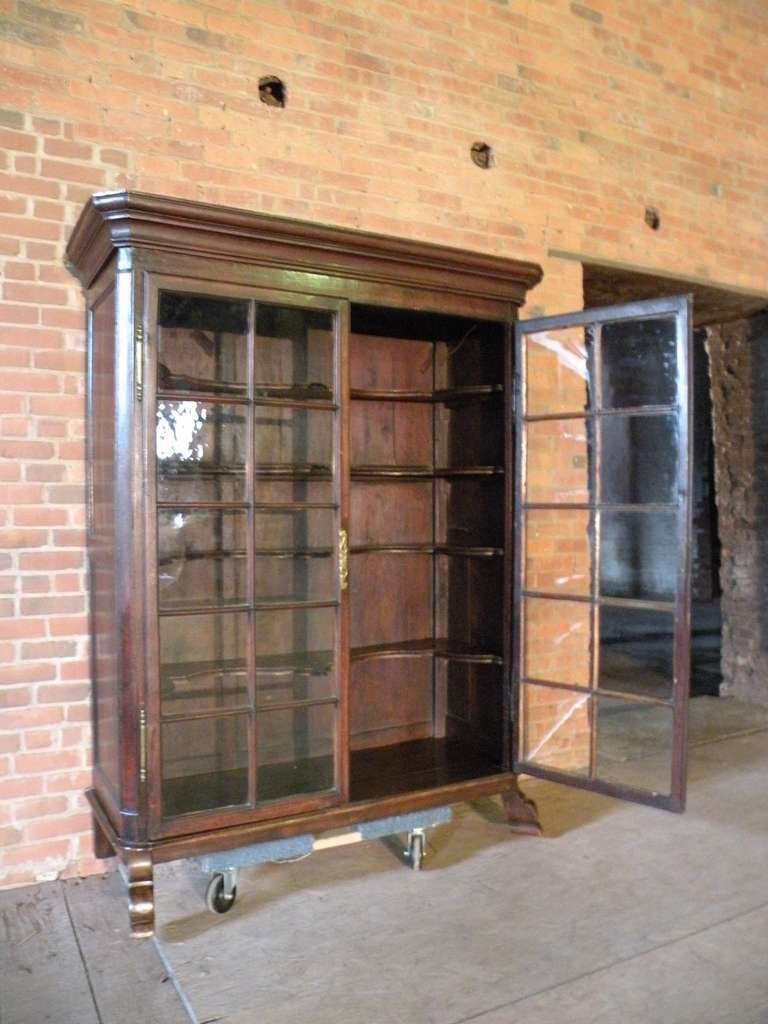 Dutch 18th century Baroque Vitrine or Bookcase In Good Condition In Troy, NY