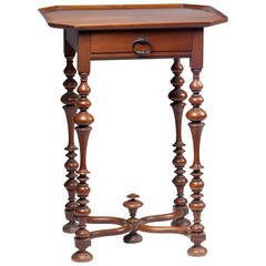Petite Louis XIII Style walnut Table 11