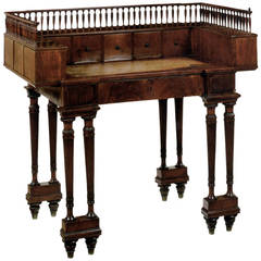 Neoclassical19th century mahogany Writing Table or Desk 8