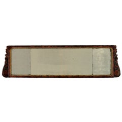 English early 18th century George I Overmantel Mirror