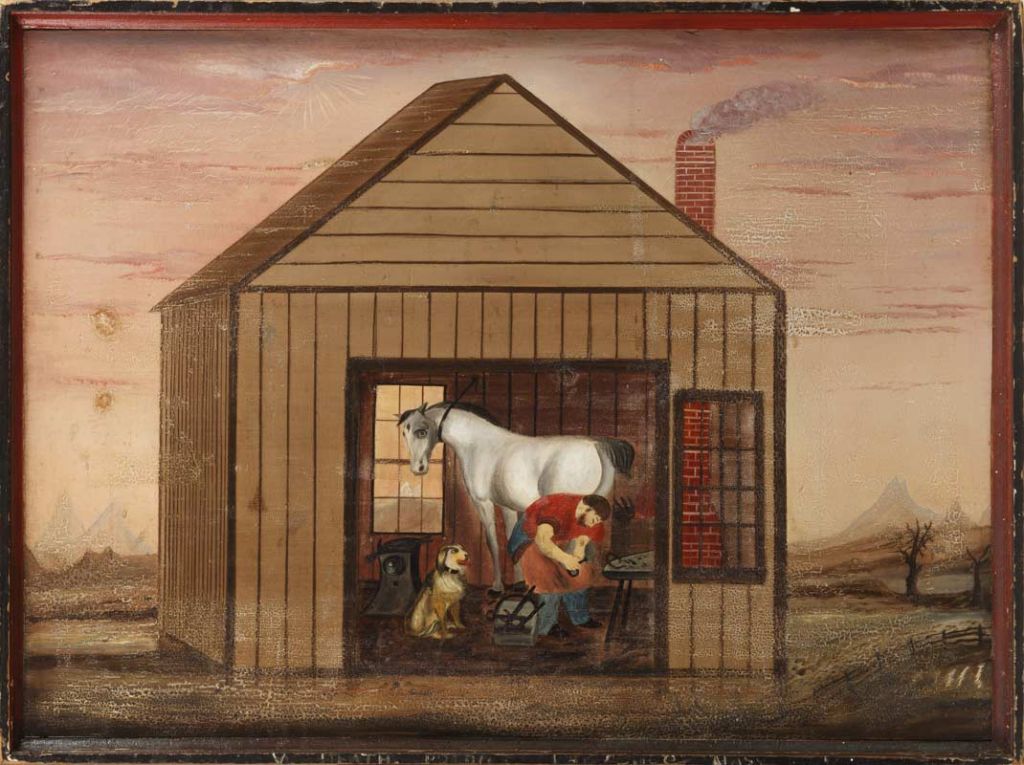 Blacksmith Trade Sign For John Chick - Caleb William Heath