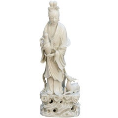 Chinese Blanc De Chine Figural Group