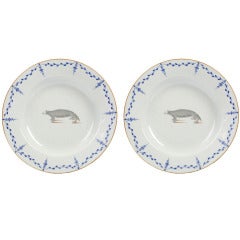 Pair Extremely Rare Chinese Export Plates