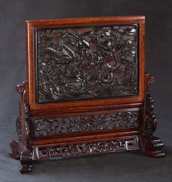 Fine Chinese Scholar's Table Screen