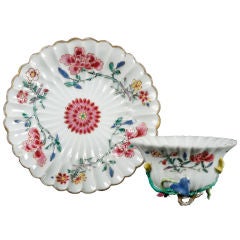 Fine Chinese Famille Rose Export Cup And Saucer