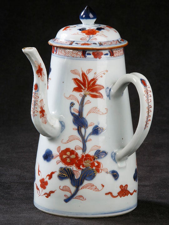 Finely Potted and Painted with Brilliant Underglaze Blue, and Overglaze Rouge de Fer and Gilt Enamels.