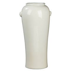 Chinese Blanc De Chine Sleeve Vase