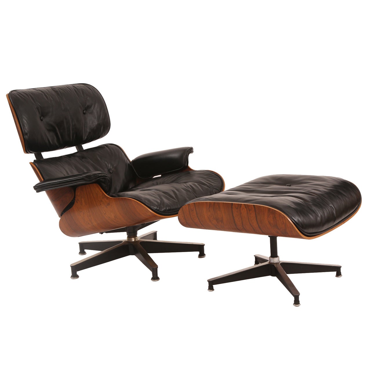Eames for Herman Miller Rosewood 670 Chair and Ottoman
