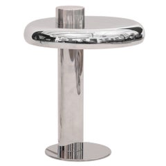 Retro Polished Chrome Table Lamp by Laurel