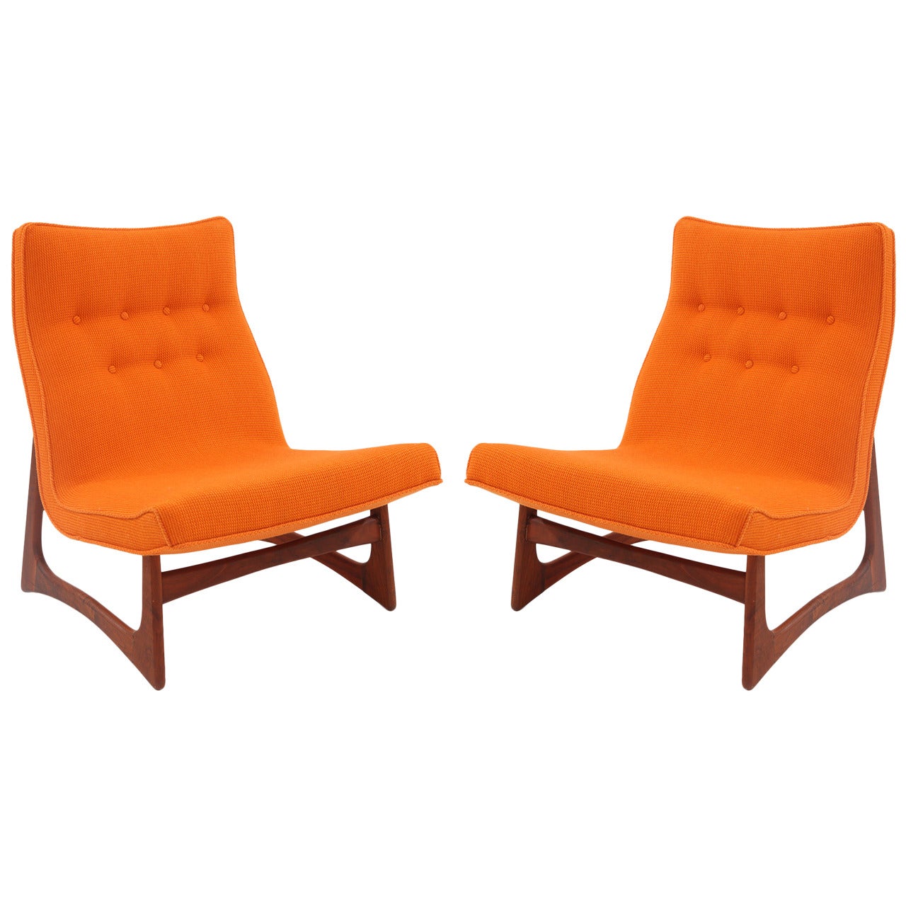 Stunning Large-Scale Lounge Chairs by Adrian Pearsall