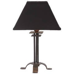 Original Albert Chase McArthur Arizona Biltmore Iron Table Lamp