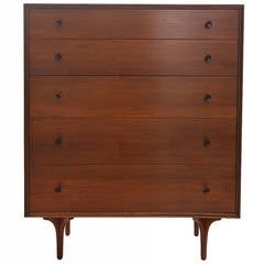 Robert Baron Glenn of California Highboy Walnut Dresser 6